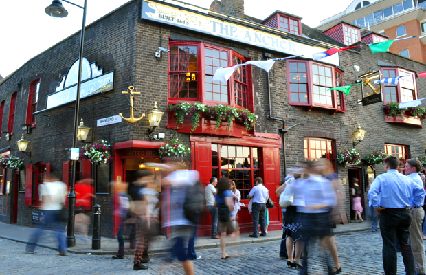 Pub on London's Southbank