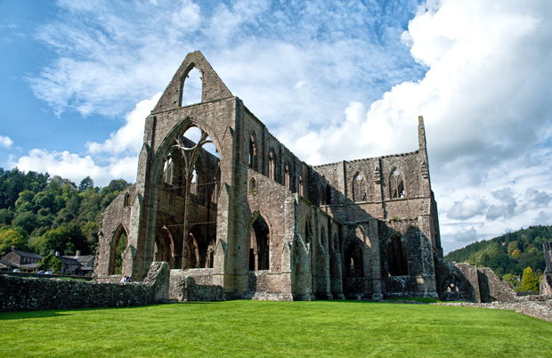 Tintern Abbey in Monmouthshire, Wales